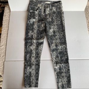 Zara Snake Print Jean